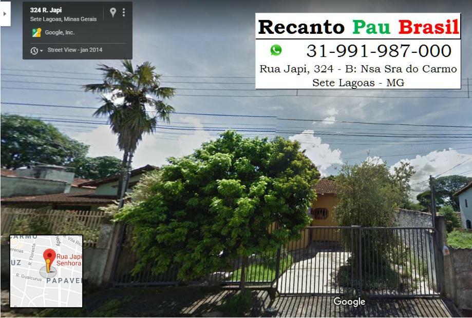 Recanto Pau Brasil Sete Lagoas Exteriör bild